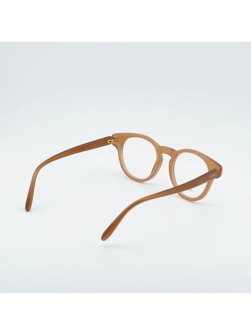Loewe LW50085I 047 Unisex Eyeglasses Shiny Brown 49mm Round Frame